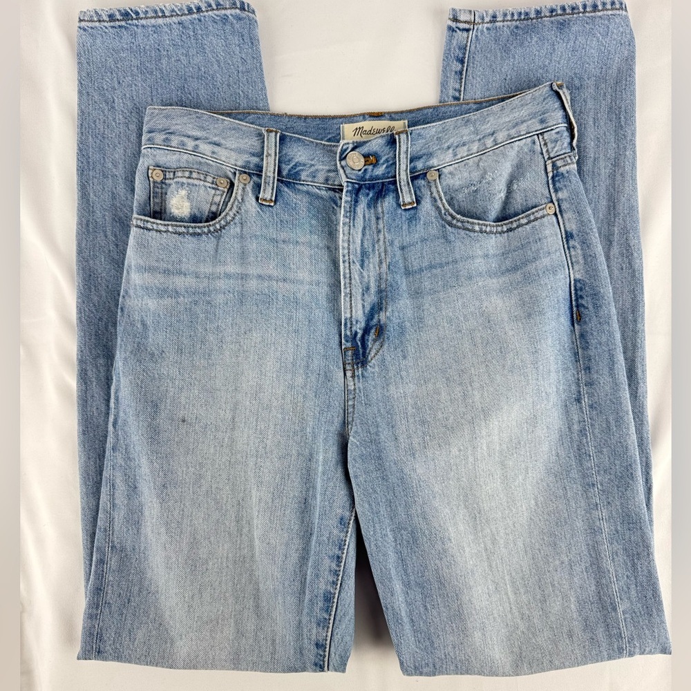Madewell “The Perfect Summer” Light Wash Cotton Jean - Picture 1 of 9